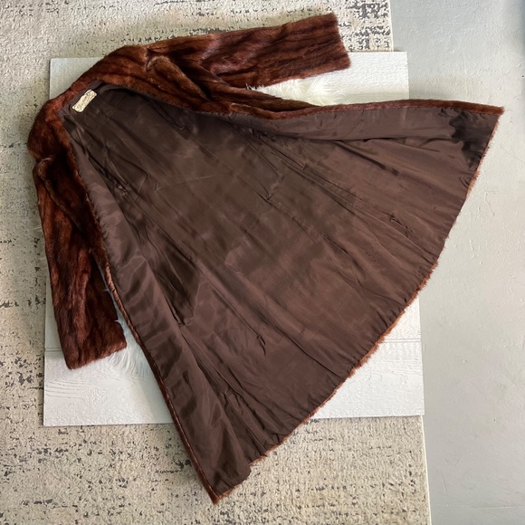 EUC. Rare! Penny Lane [Dupont] Brown Fur Coat | Boho VNTG. Lined Jacket | Medium - Picture 12 of 15